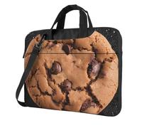 BYPPJGH Chocolate Cookie Laptop Shoulder Bag For Men Women Briefcase Messenger Bag W/Strap Handle Waterproof Laptop Sleeve Bag 15.6 Inch