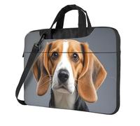 BYPPJGH Cute Beagle Laptop Shoulder Bag For Men Women Briefcase Messenger Bag W/Strap Handle Waterproof Laptop Sleeve Bag 13 Inch