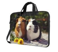 BYPPJGH Guinea Pigs Funny Laptop Shoulder Bag For Men Women Briefcase Messenger Bag W/Strap Handle Waterproof Laptop Sleeve Bag 14 Inch