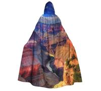 BYPPJGH Halloween Hooded Cape For Adult Beauty Grand Canyon Full Length Cape Cloak Halloween Christmas Cosplay Costume For Men And Women