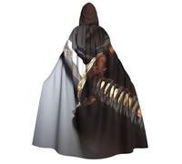 BYPPJGH Halloween Hooded Cape For Adult Japan Samurai Sword Full Length Cape Cloak Halloween Christmas Cosplay Costume For Men And Women