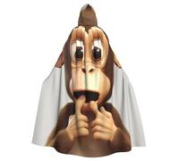 BYPPJGH Halloween Hooded Cape For Adult The Silent Monkey Full Length Cape Cloak Halloween Christmas Cosplay Costume For Men And Women