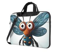 BYPPJGH Insect Wings Eyes Laptop Shoulder Bag For Men Women Briefcase Messenger Bag W/Strap Handle Waterproof Laptop Sleeve Bag 15.6 Inch