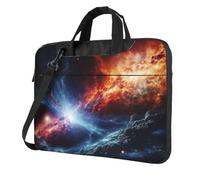 BYPPJGH Outer Space Stars Laptop Shoulder Bag For Men Women Briefcase Messenger Bag W/Strap Handle Waterproof Laptop Sleeve Bag 14 Inch