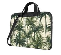 BYPPJGH Palm Tree Laptop Shoulder Bag For Men Women Briefcase Messenger Bag W/Strap Handle Waterproof Laptop Sleeve Bag 14 Inch