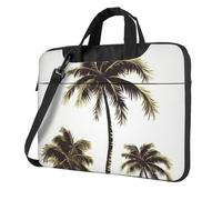 BYPPJGH Palm Tree Laptop Shoulder Bag For Men Women Briefcase Messenger Bag W/Strap Handle Waterproof Laptop Sleeve Bag 13 Inch