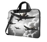 BYPPJGH World War Laptop Shoulder Bag For Men Women Briefcase Messenger Bag W/Strap Handle Waterproof Laptop Sleeve Bag 15.6 Inch