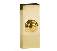 BYR2204 : 2204 Wired Bell Push Brass 74 x 32mm