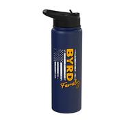 Byrd Surname American Byrd Last Name Byrd Stainless Steel Insulated Water Bottle