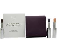 Byredo Dark Plum Colour Stick Gift Set 3g Solar Flare + 3g Flower Play + 3g Kumato + Leather Pouch