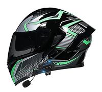 Byroads Bluetooth Motorcycle Helmet DOT Approved ECE Flip Up Front Helmets Motorbike Modular Helmet ECE Certification Street Bike Helmets with Anti-fog Double Visor for Adult 55~60cm