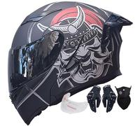 Byroads Modular Motorcycle Helmet ECER 22.06 Approved Flip Up Front Full Face Motorbike Helmets Dual Pinlock Anti-fog Visors Rainproof Lightweight for Men Women M~XXL