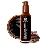 BYROKKO Shine Brown Chocolate Tanning Accelerator Oil (145ml) Super Fast Bronzing Oil for Sunbathing and Solarium, Unique Summer Chocolate Fragrance
