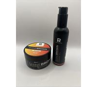 BYROKKO Shine Brown Sunbed Tanning Accelerator Cream 210ml & Oil 150ml Duo