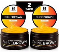 BYROKKO Shine Brown Tanning Accelerator 210 ml, Fast Bronzing Sun Cream Effective in Sunbeds & Outdoor Sun for Deep Natural Tan, Long-Lasting Hydrating Formula with Natural Oils