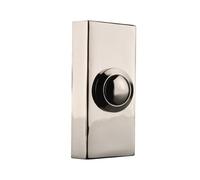 Byron 2204Bc 2204Bc Wired Doorbell Additional Chime Bell Push Chrome Byr2204Bc