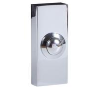 BYRON Wired Surface Mounted Chrome Bell Push 2204BC - POST & VAT INC