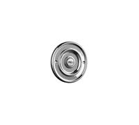 Byron 2207/P1BC Round Wired Bell Push Flush Fit Chrome