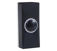 Wired Door Bell Push Button - Byron 7900 Black - Unlit