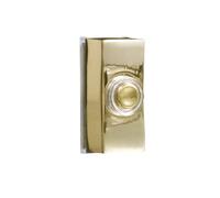 Byron 7960B Wired Brass Door Bell Push