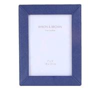 Byron and Brown Unisex Slim Classic Photo Frame 5x7 - Florence Blue