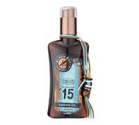 Byron Bay Australia Fast Bronzing Tanning Accelerator Oil with SPF 15 Spray - UVA & UVB Instant Protection with Vitamin E & Aloe Vera, Coconut Scent - 200ml