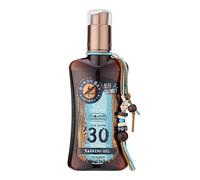 Byron Bay Australia Fast Bronzing Tanning Accelerator Oil with SPF 30 Spray - UVA & UVB Instant Protection, Non-Greasy, with Vitamin E & Aloe Vera, Coconut Scent - 200ml