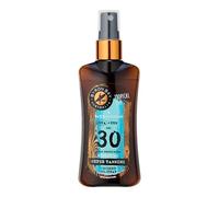 Byron Bay Australia Super Tanning Oil SPF 30 Travel Size Fast Tan with Carrot Extract & Beta Carotene - UVA & UVB Protection with Vitamin E & Aloe Vera, Tropical Coconut Scent - 100ml