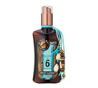 Byron Bay Australia Super Tanning Oil Spray SPF 6 - Fast Bronzing & Tan Accelerator with Carrot Extract & Beta Carotene - UVA & UVB Protection with Vitamin E & Aloe Vera, Tropical Coconut Scent-200ml