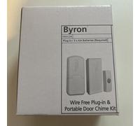 Byron DB312A Wire Free Plug In & Portable Door Chime Kit Brand New & Boxed