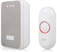 Byron Grey & White Wireless Battery-Powered Door Chime Kit Dby-22321