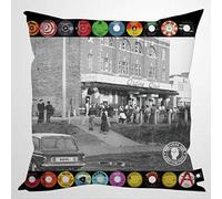 BYRON HOYLE WIGAN CASINO NORTHERN SOUL Throw Pillow Cover Linen Square Pillow case Cushion Cover Pillowcase with Zipper Home Decor 18x18 inch