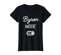 Byron Mode On Name Value Graphic T-Shirt, Women, Black, XL