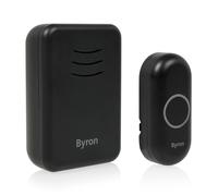 Byron Plug-In Wireless Doorbell Set - Black
