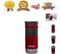 Byron Travel Mug: Insulated 470ml Stainless Steel - Leakproof & Dishwasher Safe