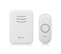 Byron White Wireless Door Chime Kit Dby-22312Bs-Kf