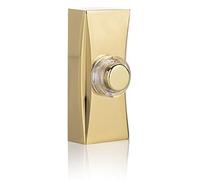 Byron Wired Bell Push Lighted Surface Mounted - Silver/Brass