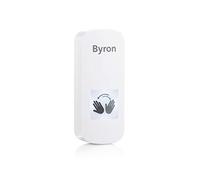 Byron Wireless Touch Free Door Push, Wave Sensor, White,DBY-23430