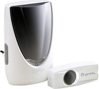 Byron Wireless Doorbell LED Light Plug-in EU 2 Pin Mains - 125m Range BY216FE