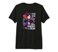 Byronic Hero Red Flag Dark Academia Literature Premium T-Shirt