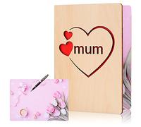 BYRRSF Mum Birthday Cards, Mothers Day Card, Happy Birthday Card for Mum, Mummy Birthday Card, Handmade Greeting Card for Mum Mummy Grandma Her (5.91 x 4.33 x 0.2 inch)