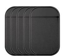 Bysameyee Car Dashboard Non Slip Mat, 5-Pack Anti-slide Sticky Extra-thick Dash Pad for Radar Detector, Cell Phone, Keys, Glass, Mirrors, Metal, GPS, Coins