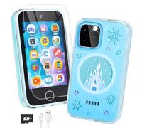 Byserten Kids Smart Phone Toy with Learning Systems & Interactive Games | 3.5'' Screen, Christmas Birthday Gifts for Girl Ages 3-10, Dual Camera, Virtual Pets, Music Player, Habit Tracker,Travel Play