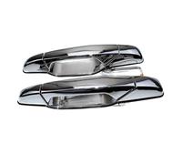 BYSKJZ Car Outer Door Handle Replacement for for Avalanche for Silverado for Suburban 2007-2014 Front Rear Left Right Exterior Door Handle Chrome 15915147(Rear Left Right)