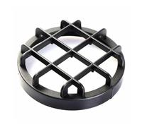BYSKJZ Motorcycle Grill Light Lamp Cover For Motorcycle Light Covers Headlight Mesh Protector Black Round Square Guard Cover Lampshade(2pcs Black Cover)