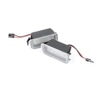 BYSKJZ Number Plate Light Lamp For Fiesta For MK7 For MK7.5 For ST 18 SMD Led Number License Plate Light 2PCs Auto Parking Tag Lamps