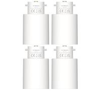 BYSMAH B22 to E27 Adapter, 4 Pack Bayonet to Screw Bulb Adaptor