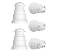 BYSMAH B22 to E27 Adapter, 5 Pack Bayonet to Screw Bulb Adaptor