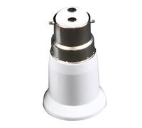 BYSMAH B22 to E27 Adapter, Bayonet to Screw Bulb Adaptor Fitting for Ceiling Fan Light Bulb,BC to ES Lamp Base Socket Converter for LED and Incandescent and CFL Bulbs