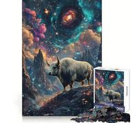 Byson And Nature Cosmic Neon Jigsaw Puzzles 1000 Pieces Clear Thinking Calm Downtime Precise Edges Chic Xmas Gift (38x26cm)